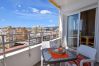 Apartamento en Fuengirola - Ref: 260 Apartamento en primera línea de playa con vistas al mar, piscina y luminosa terraza soleada