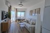 Apartamento en Fuengirola - Ref: 286. Apartamento de lujo en primera línea de playa con vistas al mar, piscina y preciosa terraza soleada