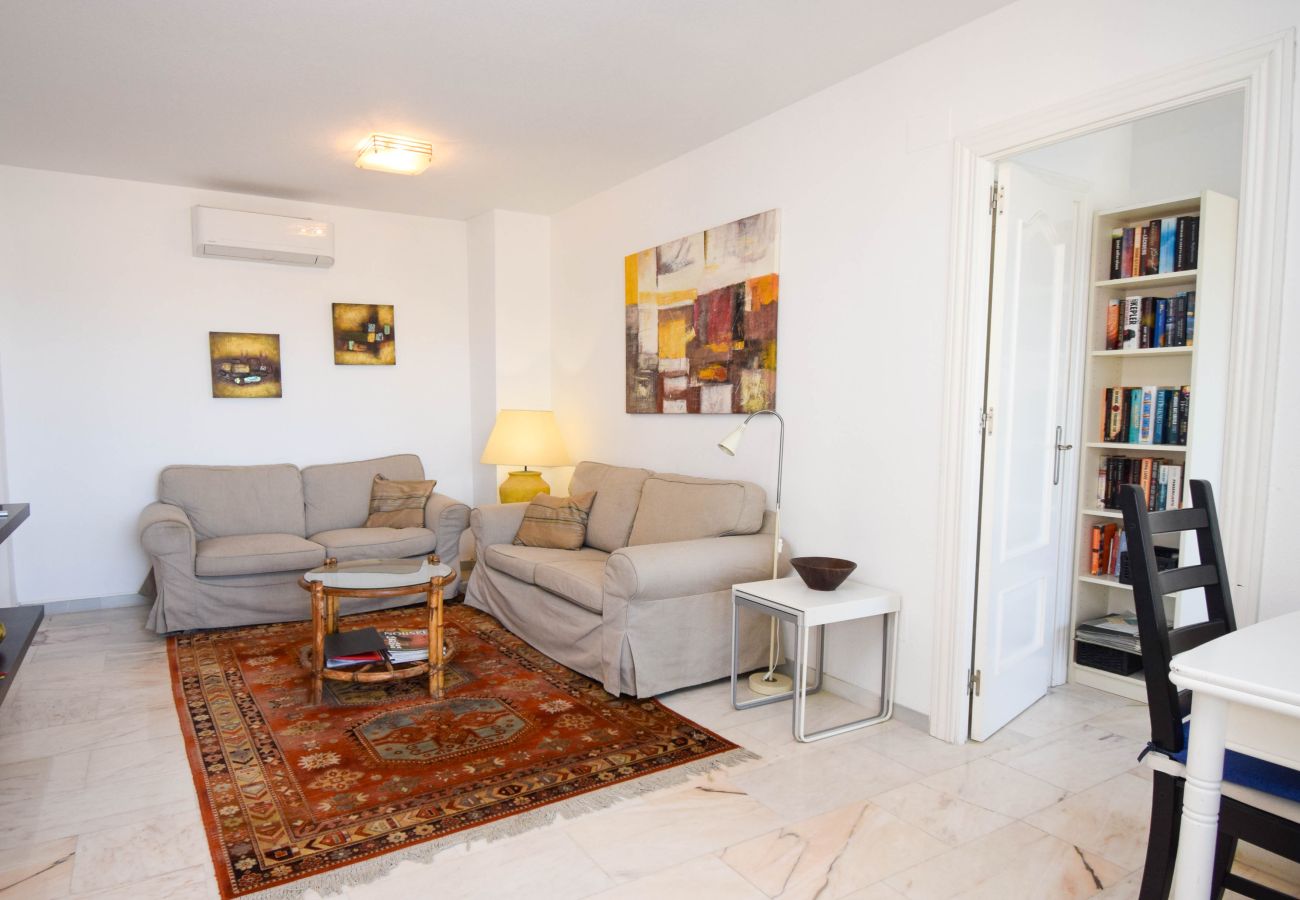 Apartamento en Fuengirola - Apartamento de 2 dormitorios en primera línea de playa en Torreblanca 