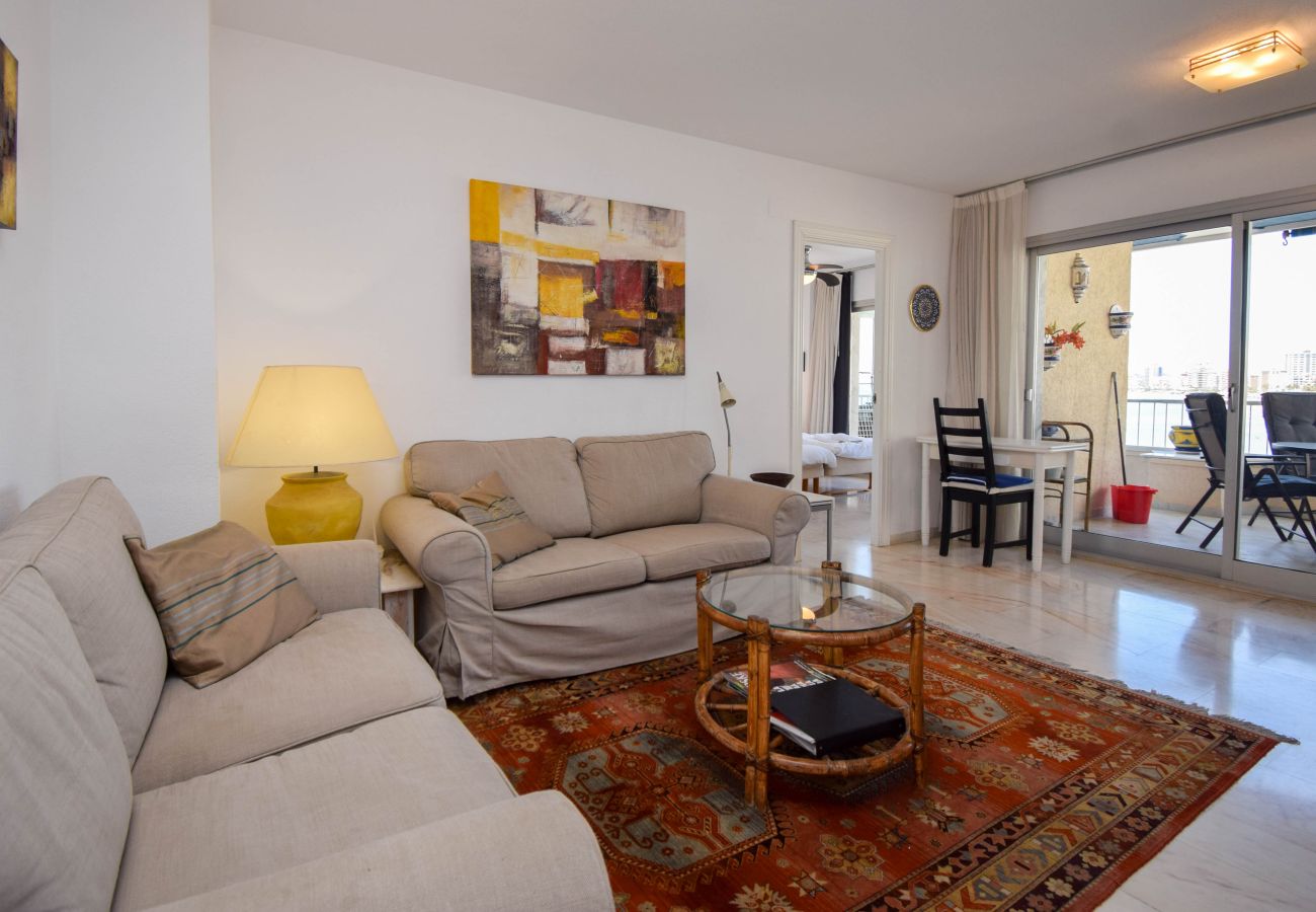 Apartamento en Fuengirola - Apartamento de 2 dormitorios en primera línea de playa en Torreblanca 