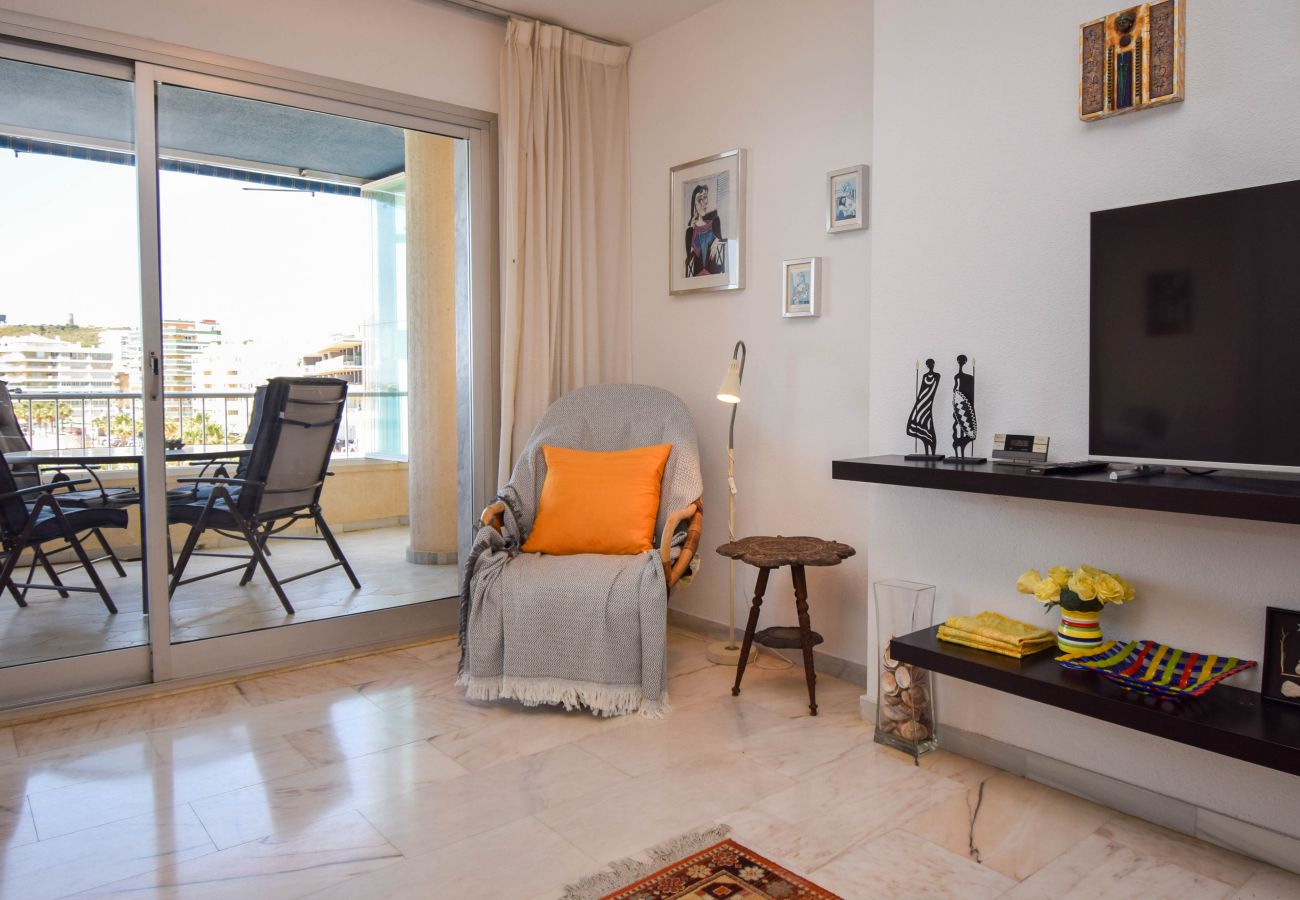 Apartamento en Fuengirola - Apartamento de 2 dormitorios en primera línea de playa en Torreblanca 
