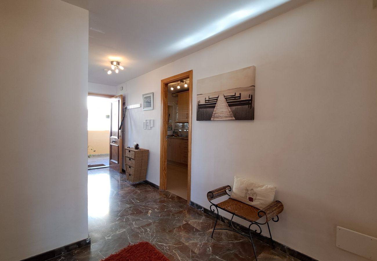 Lägenhet i Fuengirola - Ref: 261 Lägenhet i Carvajal med stor terrass och härlig havsutsikt